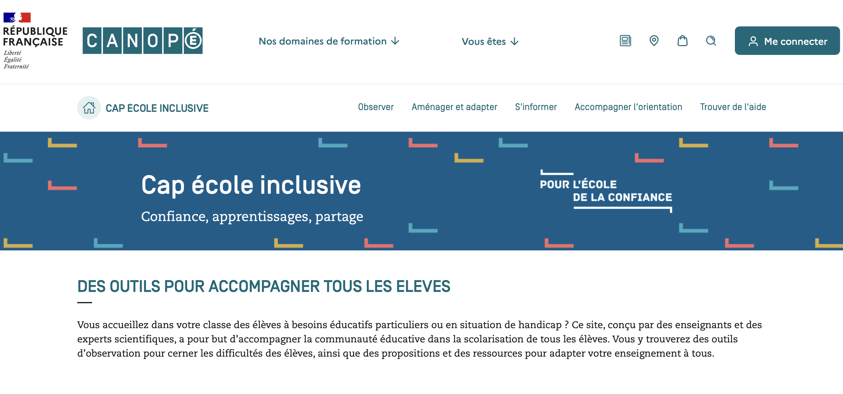 CAP école inclusive